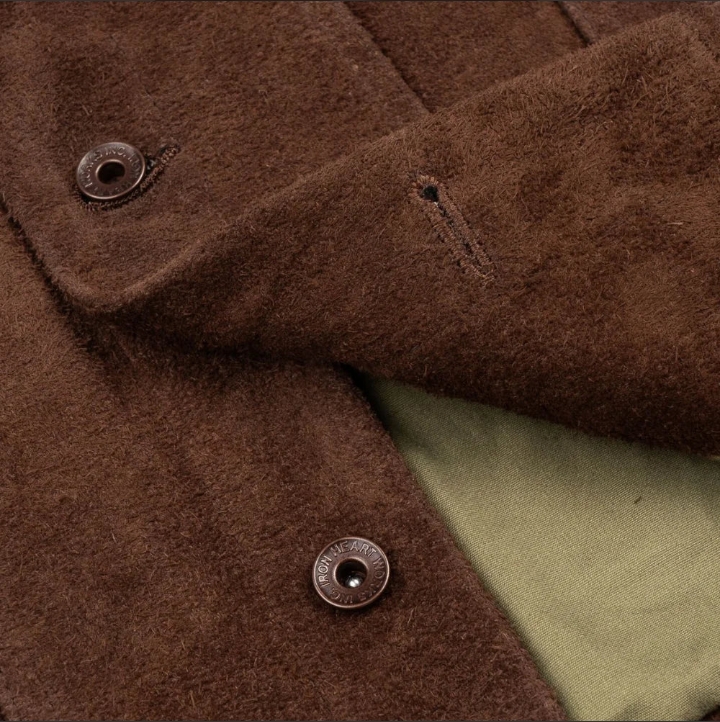 james men's shirt collar dark brown suede leather trucker jacket