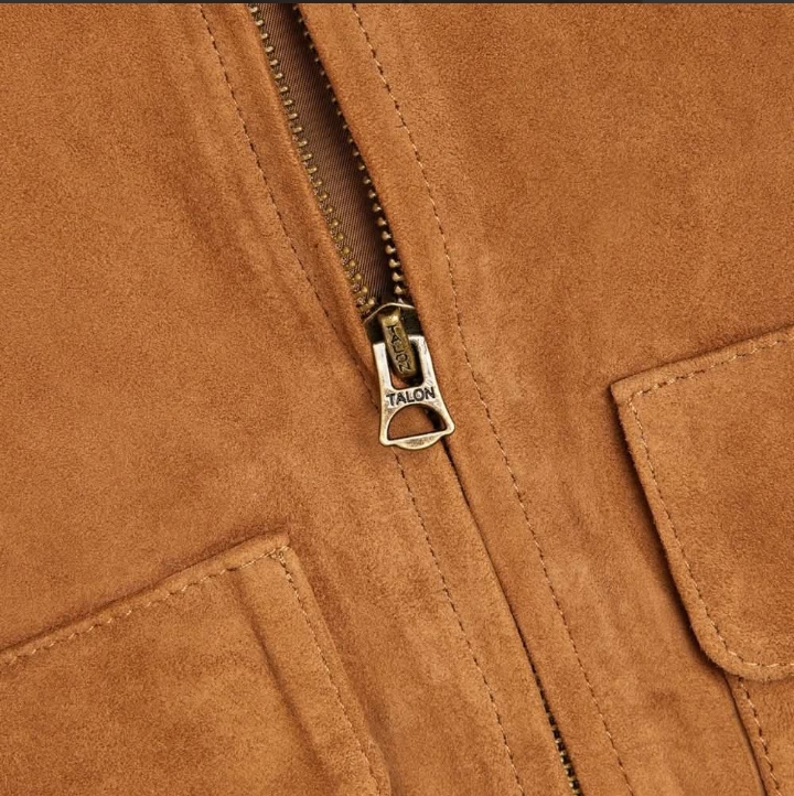 womens camel lauren brown suede bomber jacket