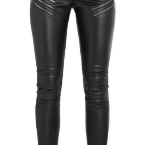 royalex leathers women's real lambskin leather skinny pant wp087
