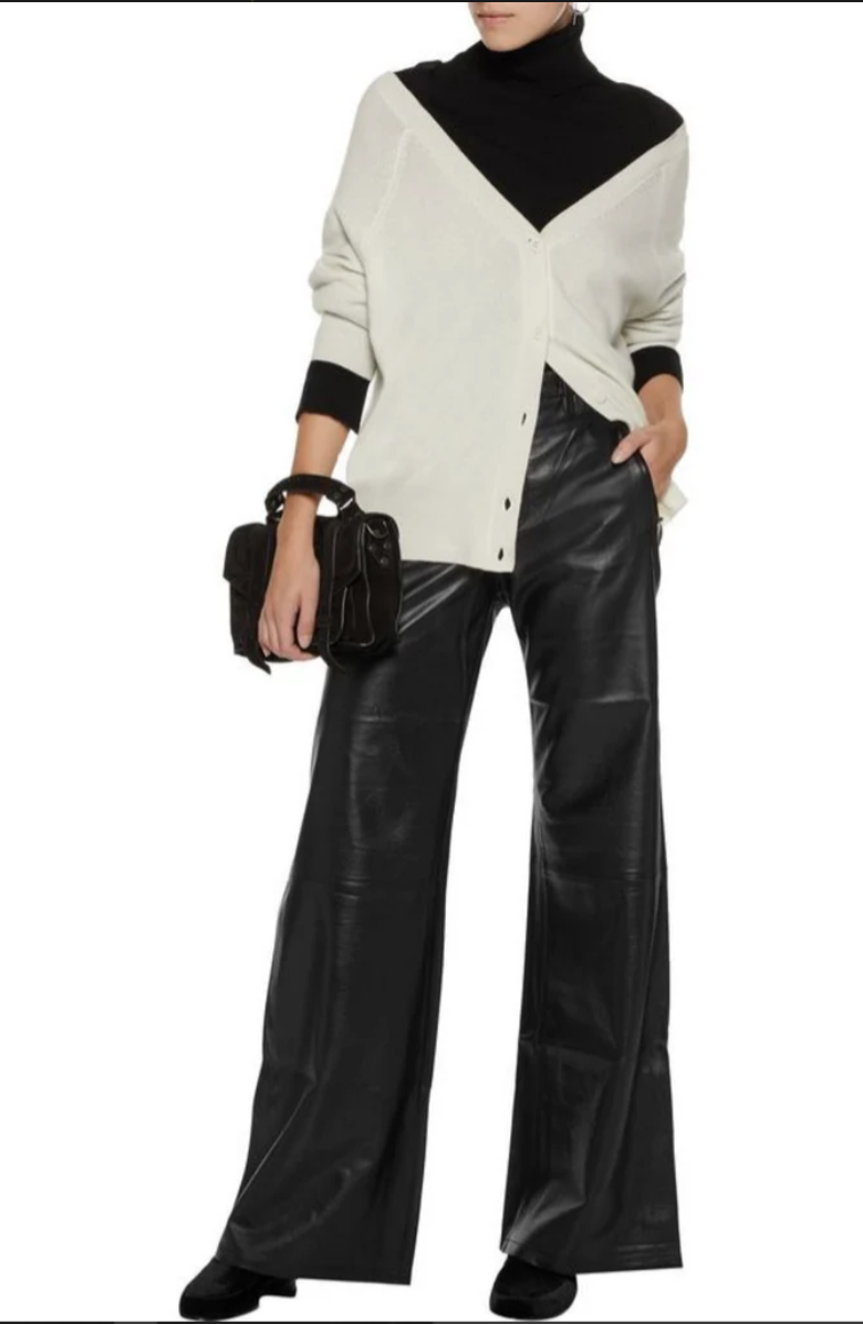 royalex leathers women's real lambskin leather skinny pant