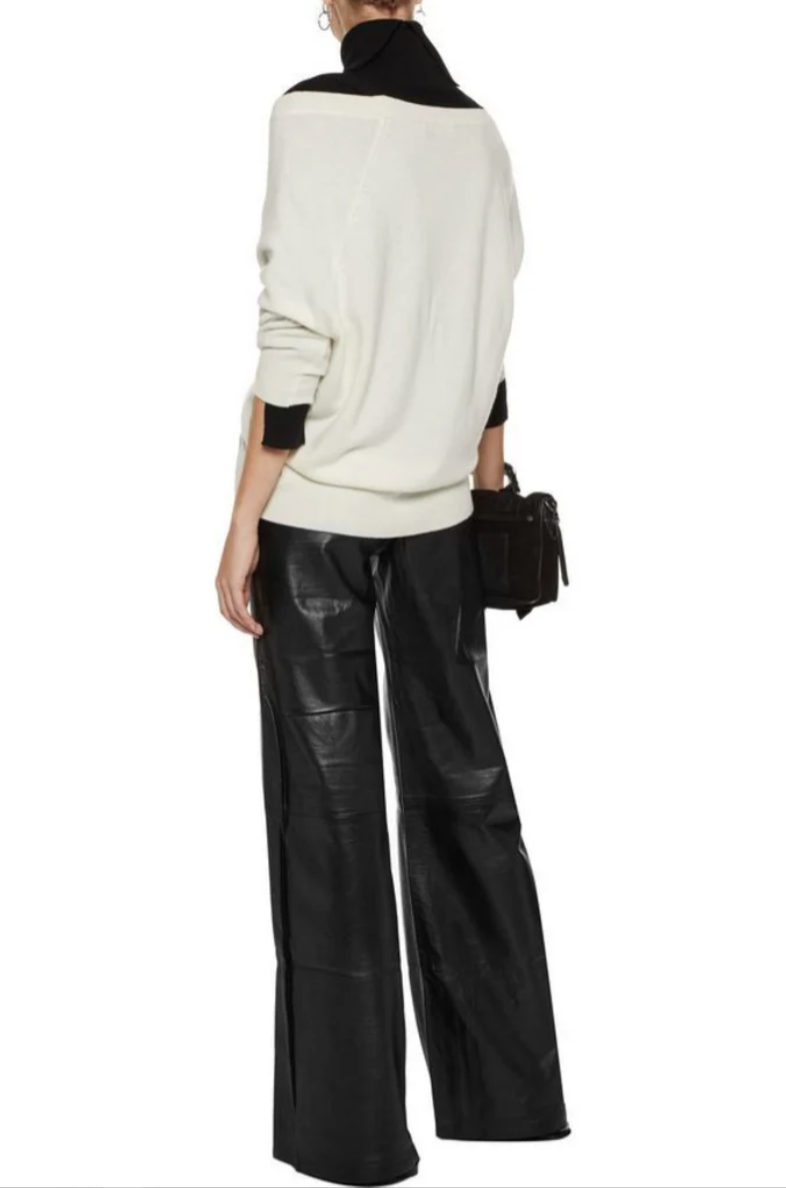 royalex leathers women's real lambskin leather skinny pant