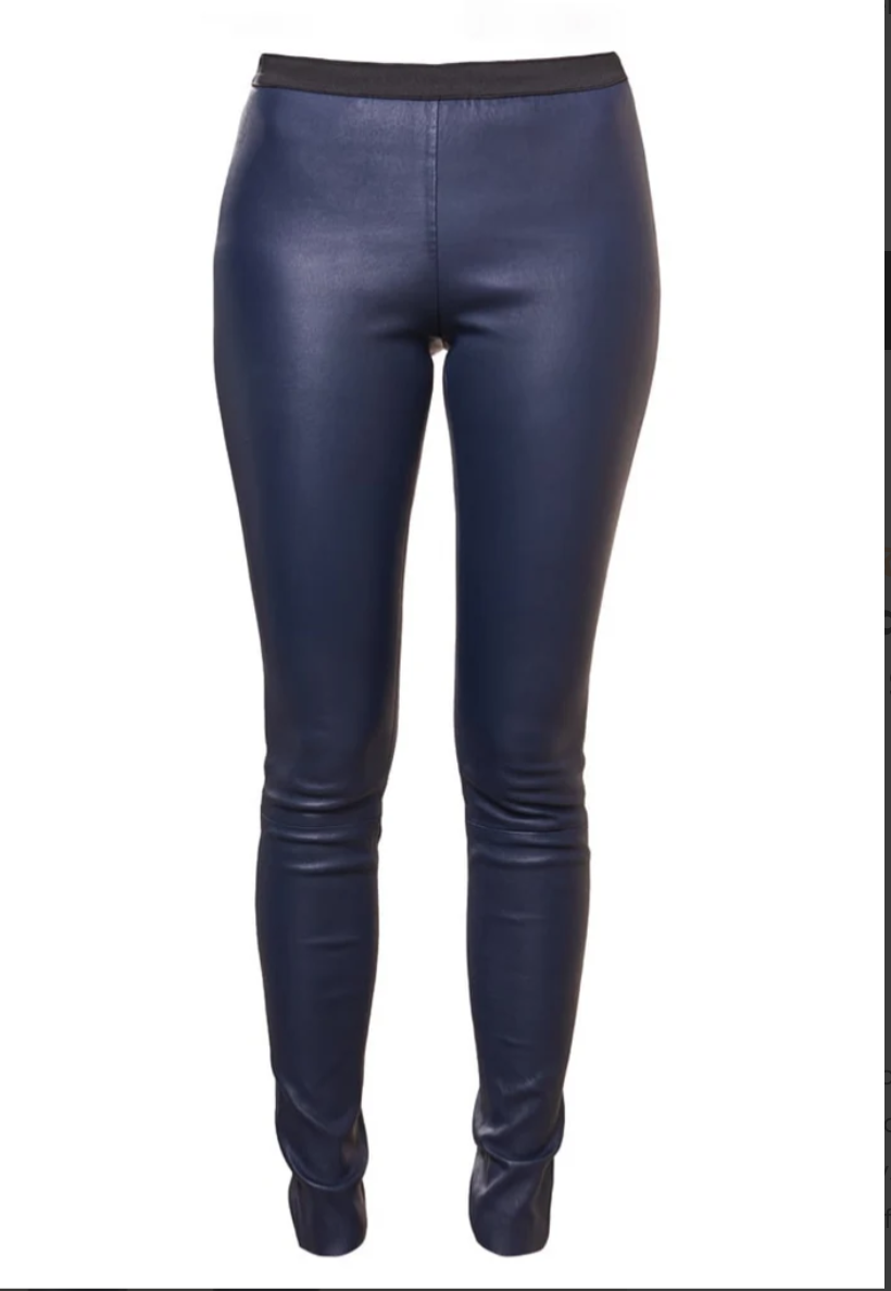 royalex leathers women's real lambskin leather skinny pant rl101