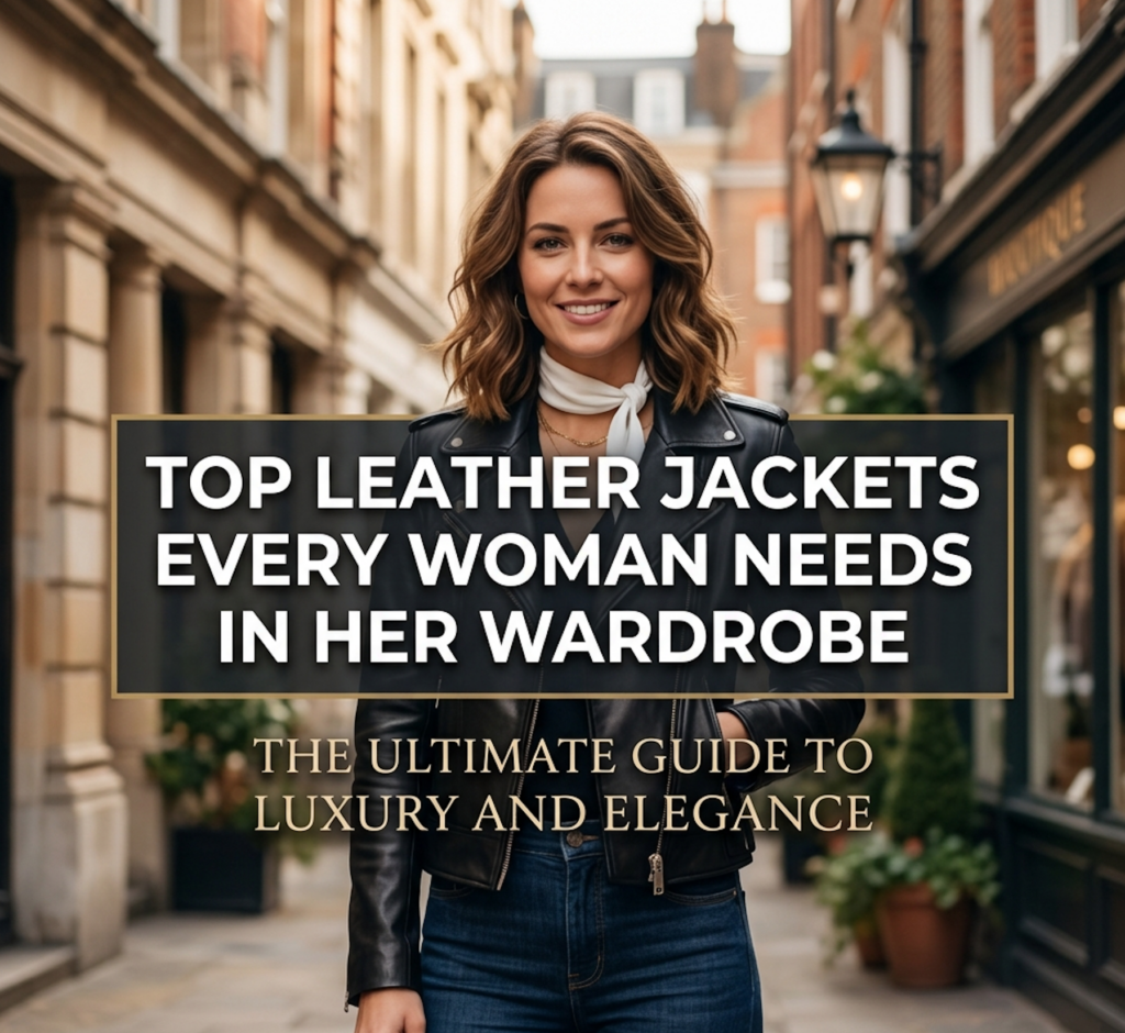 Top Leather Jackets Every Woman Needs in Her Wardrobe: The Ultimate Guide to Luxury and Elegance