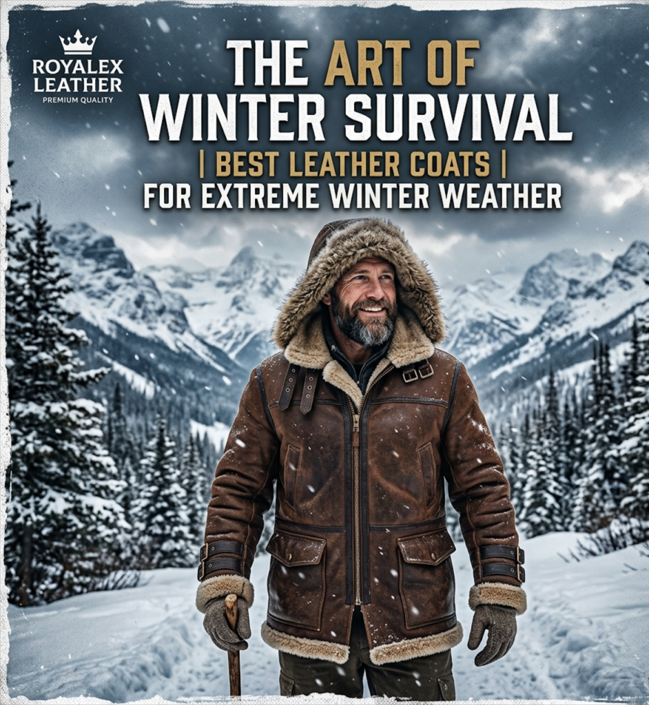 The Art of Winter Survival: Best Leather Coats for Extreme Winter Weather