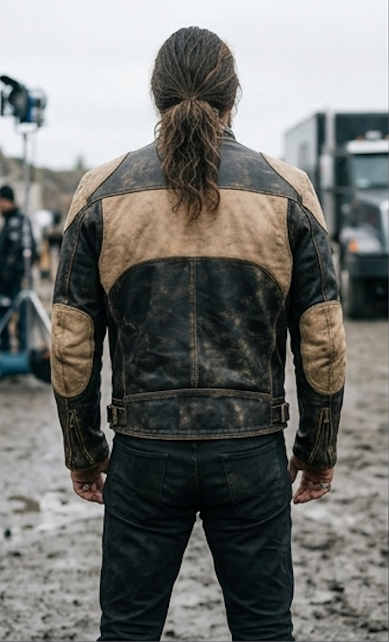 The Wrecking Crew "Jonny" Distressed Moto Leather Jacke - Image 2