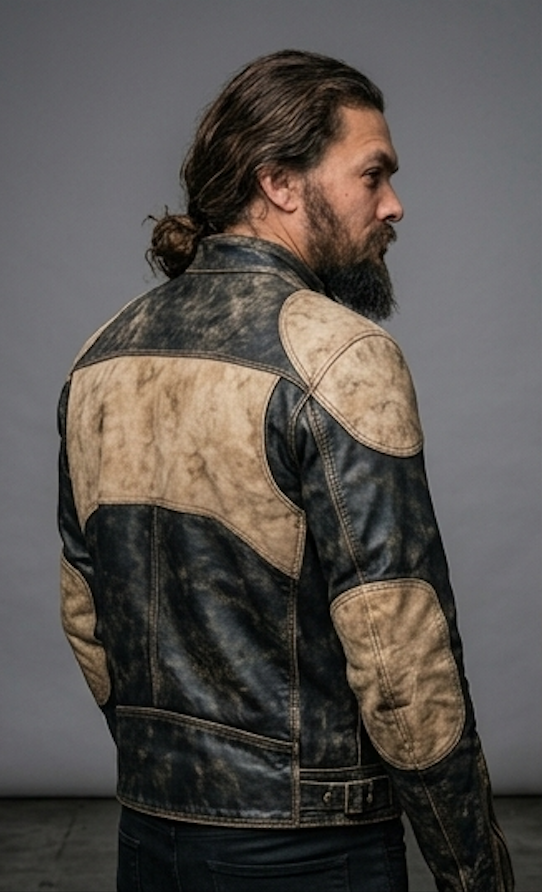 The Wrecking Crew "Jonny" Distressed Moto Leather Jacke - Image 4