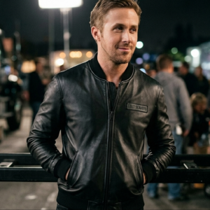 Colt Seavers" Premium Leather Bomber Jacket