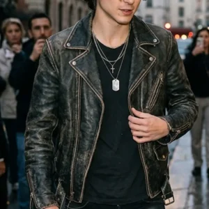 The Royalex Leather "Chalamet" Moto Jacket