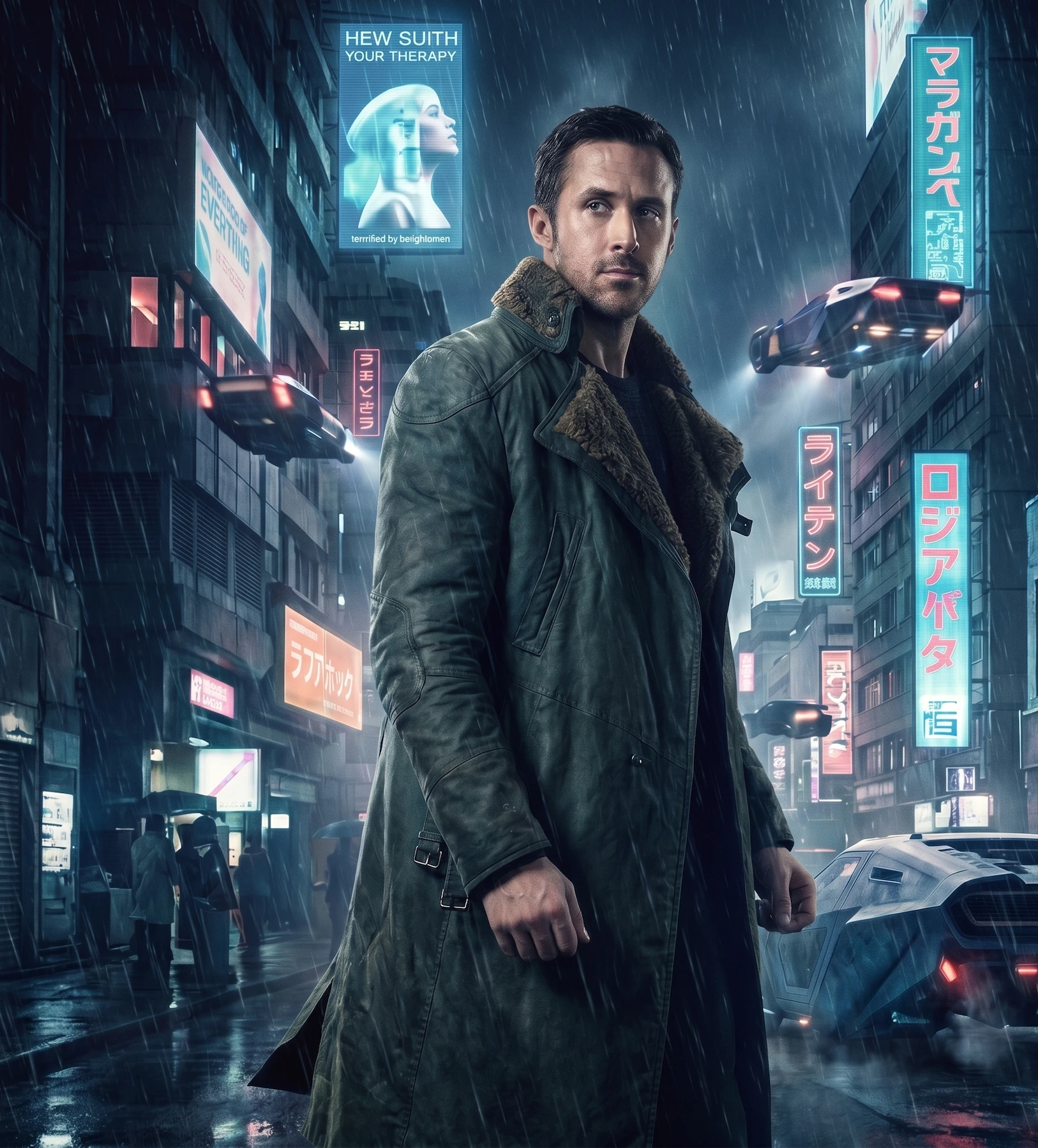 Blade Runner 2049 "Officer K" Long Leather Coat