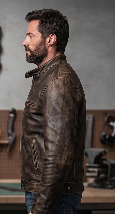 Royalex Leather Wolverine Logan Edition Jacket. - Image 2