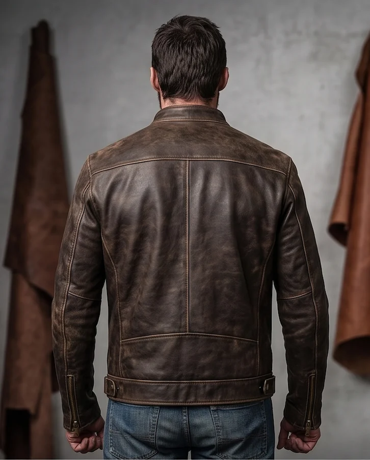 Royalex Leather Wolverine Logan Edition Jacket. - Image 6
