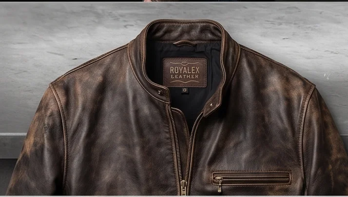 Royalex Leather Wolverine Logan Edition Jacket. - Image 4