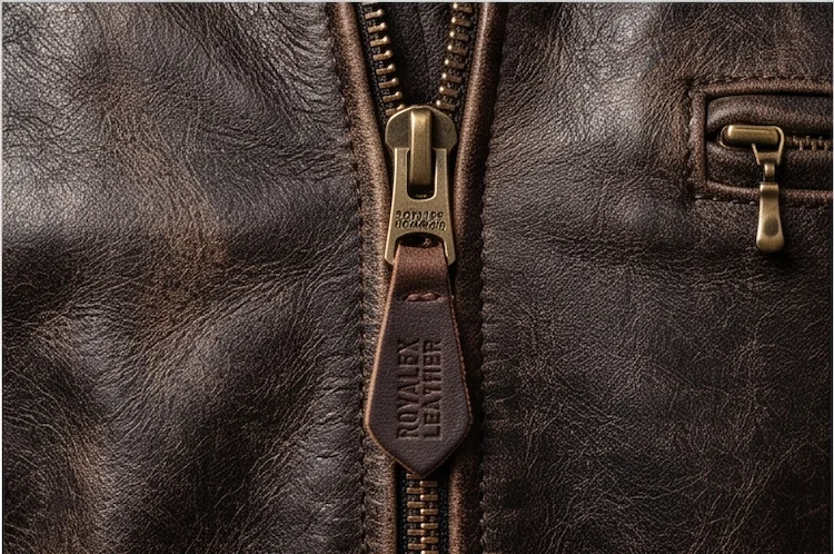 Royalex Leather Wolverine Logan Edition Jacket. - Image 3