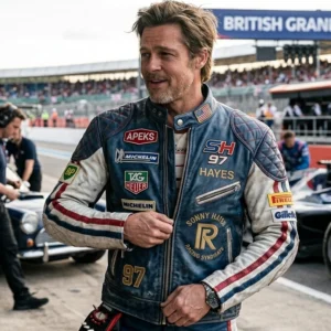 The "Apex Legend" Movie-Inspired Leather Racing Jacket