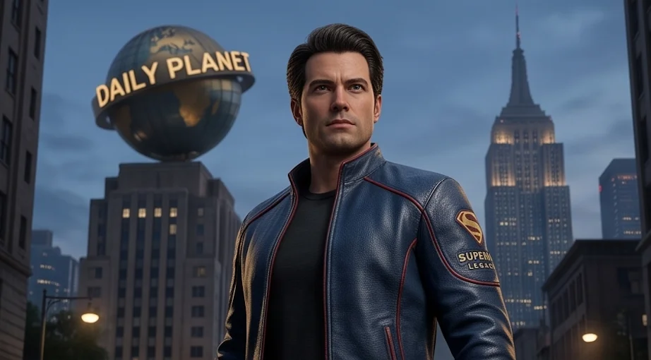 Superman Legacy Leather Jacket - Image 2