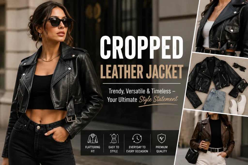 Cropped Leather Jacket Trends That Never Go Out of Style