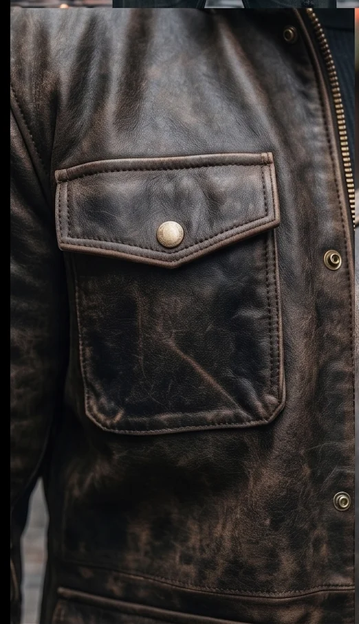 Alan Ritchson Jack Reacher Season 2 Brown Leather Jacket - Image 5