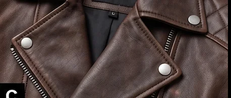GTA VI Lucia Distressed Brown Leather Biker Jacket – Women's Vintage Real Leather Motorcycle Jacket - Image 3