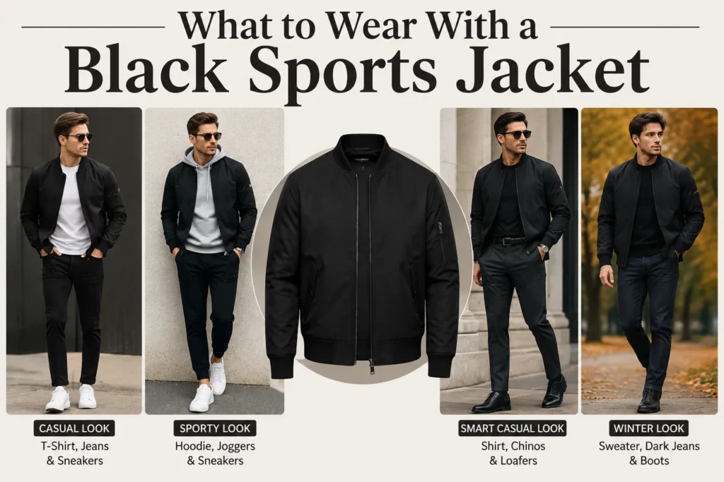 What to Wear With a Black Sports Jacket?