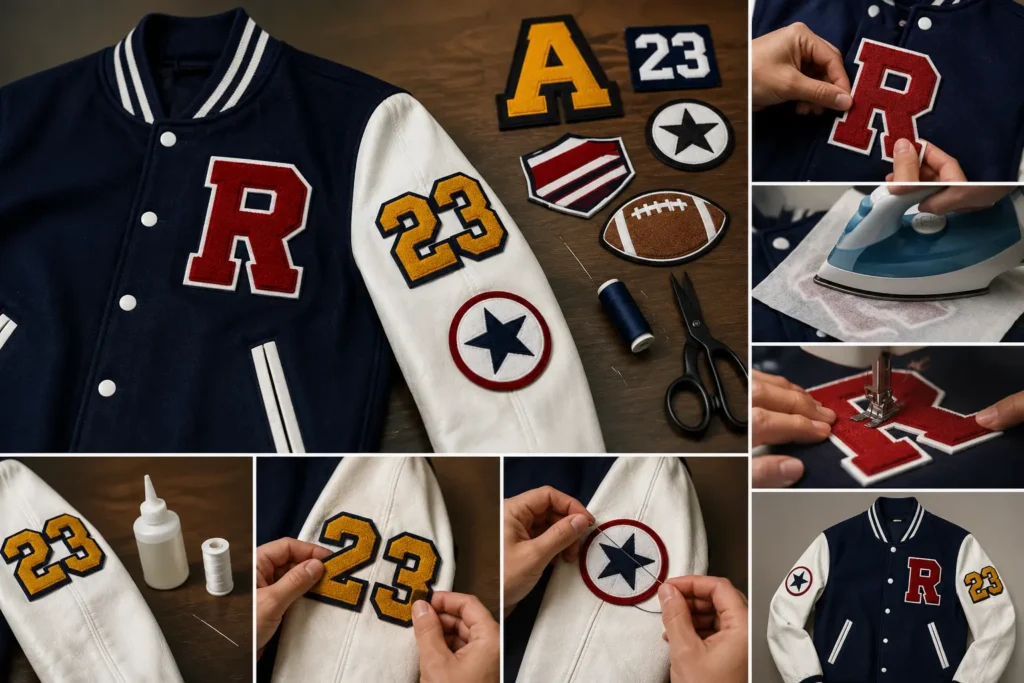 How to Put Patches on a Varsity Jacket?