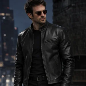 Daredevil Matt Murdock Inspired Black Leather Jacket
