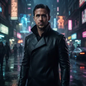 Blade Runner 2049 Officer K Inspired Black Leather Jacket