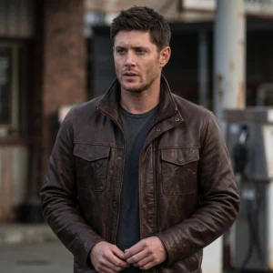 Dean Winchester Inspired Supernatural Men’s Brown Leather Jacket