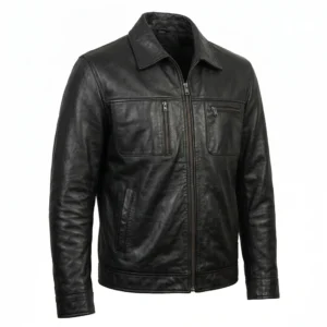 Face/Off Castor Troy Inspired Black Genuine Leather Jacket