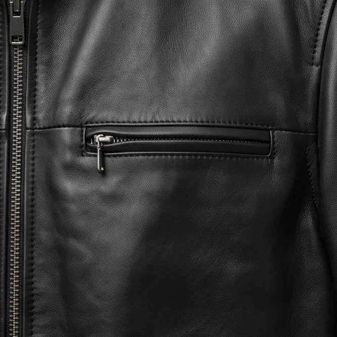 Taken Inspired Bryan Mills Black Leather Jacket - Image 6