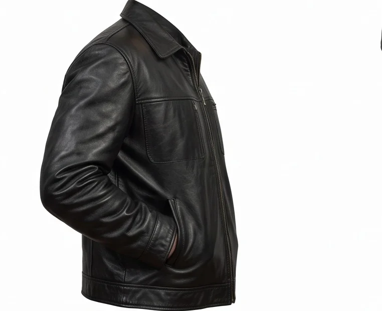 Face/Off Castor Troy Inspired Black Genuine Leather Jacket - Image 5