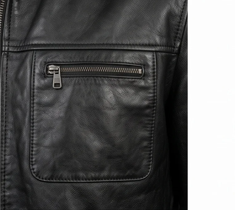 Face/Off Castor Troy Inspired Black Genuine Leather Jacket - Image 2