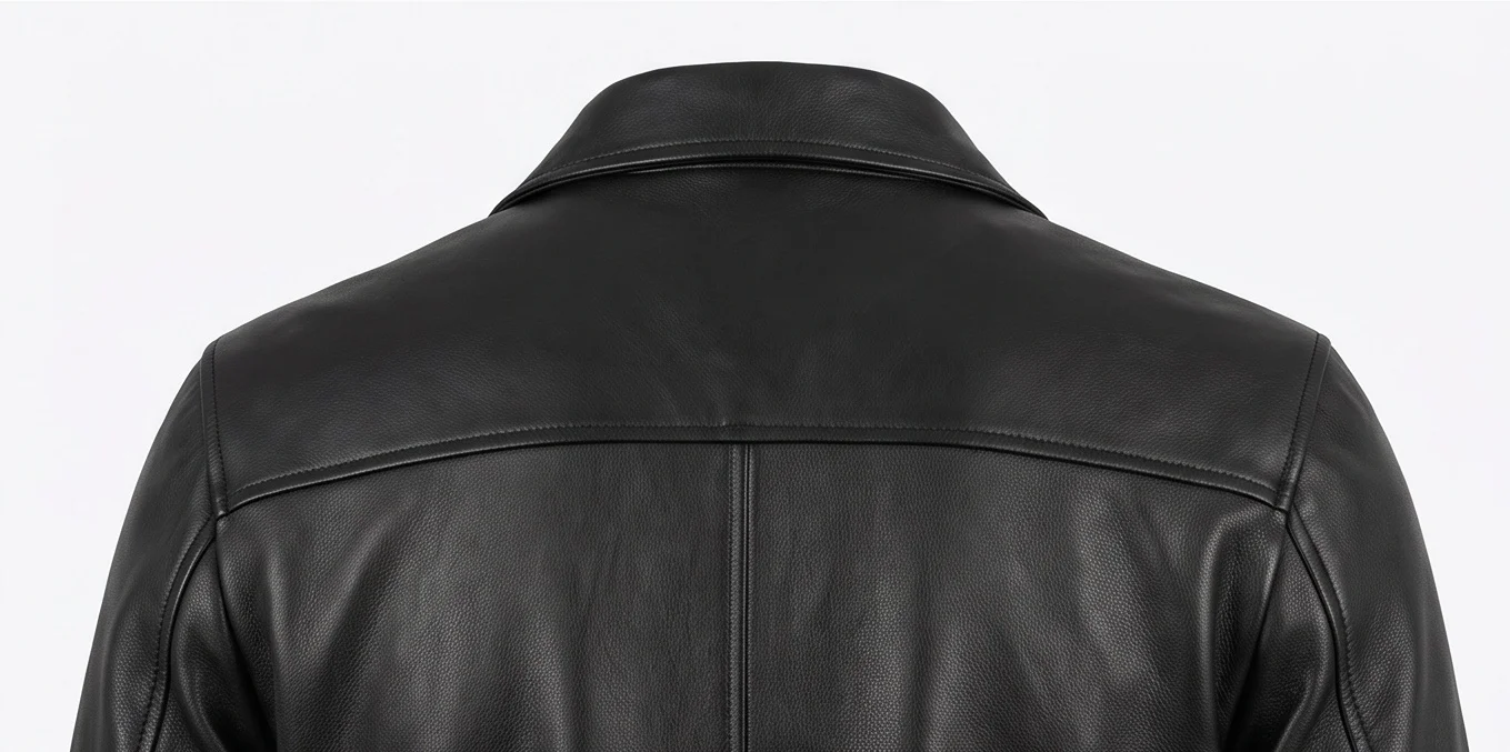 Patrick Bateman Inspired American Psycho Black Leather Jacket - Image 9