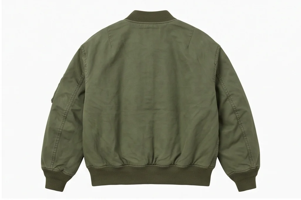 Women's Oversized Military Bomber Jacket - Image 3