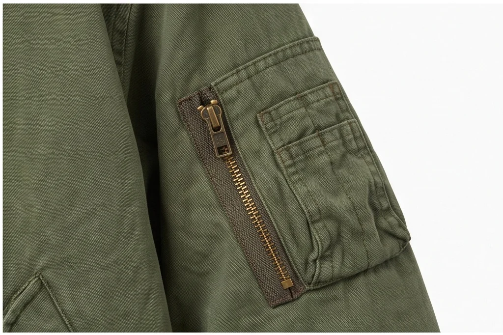 Women's Oversized Military Bomber Jacket - Image 5