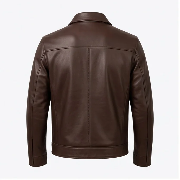 Rip Wheeler Inspired Yellowstone Brown Leather Jacket - Image 2
