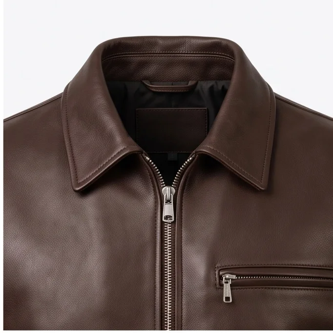 Rip Wheeler Inspired Yellowstone Brown Leather Jacket - Image 4