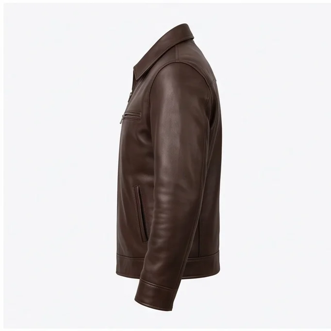 Rip Wheeler Inspired Yellowstone Brown Leather Jacket - Image 7