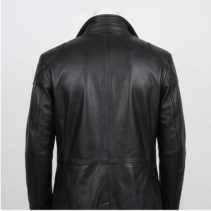 Billy Butcher Inspired Men’s Black Trench Coat - Image 6
