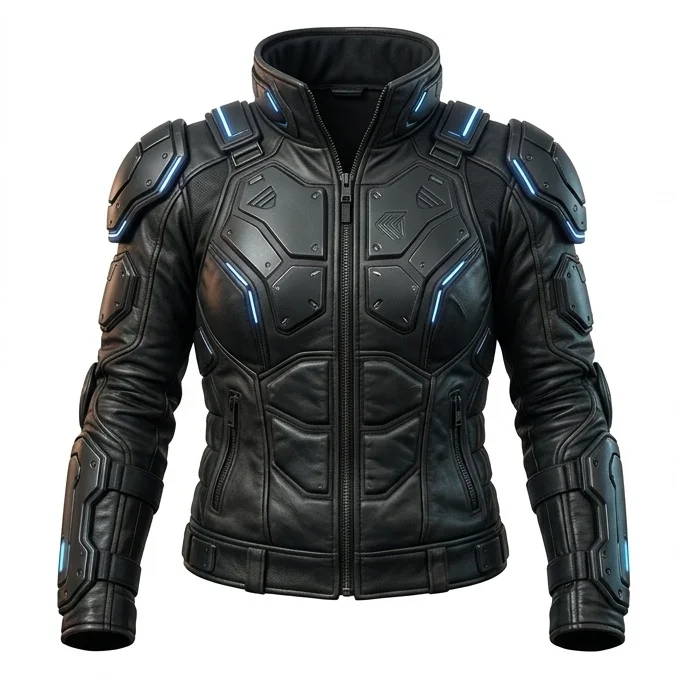 Women's Tactical Armored Leather Jacket - Image 2