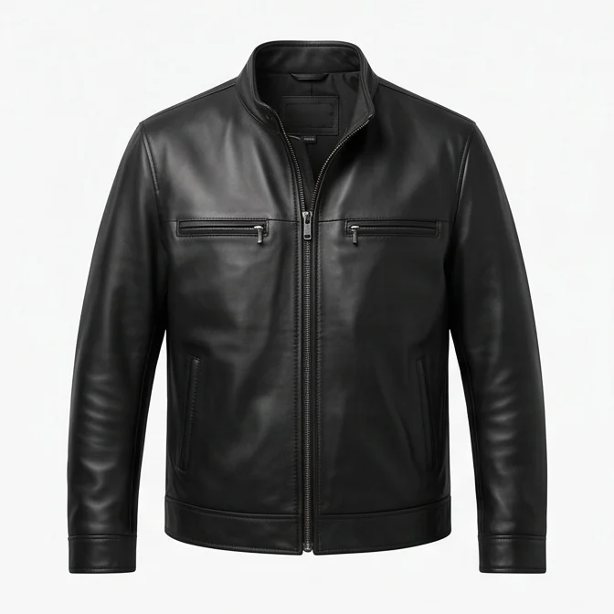 Taken Inspired Bryan Mills Black Leather Jacket - Image 2