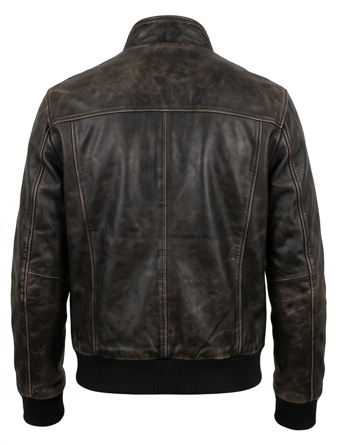 Tyler Galpin Inspired Wednesday Black Leather Jacket - Image 4