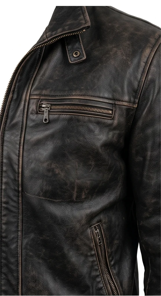 Tyler Galpin Inspired Wednesday Black Leather Jacket - Image 3