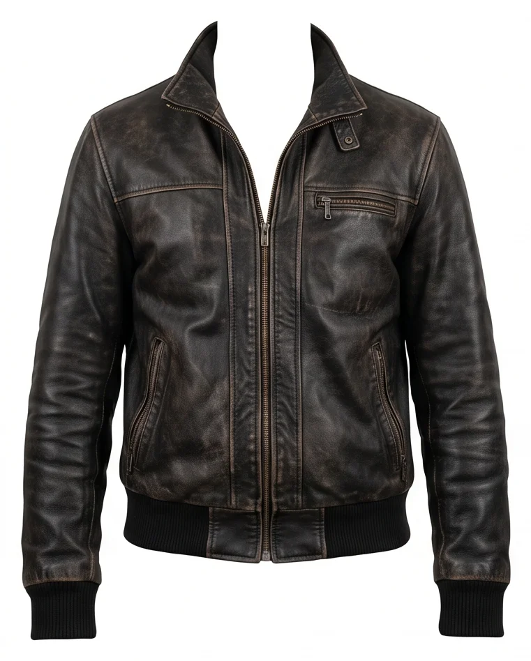 Tyler Galpin Inspired Wednesday Black Leather Jacket - Image 2