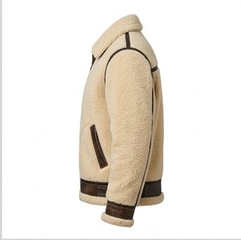 Men's Reversible Shearling & Brown Leather Jacket - Image 6