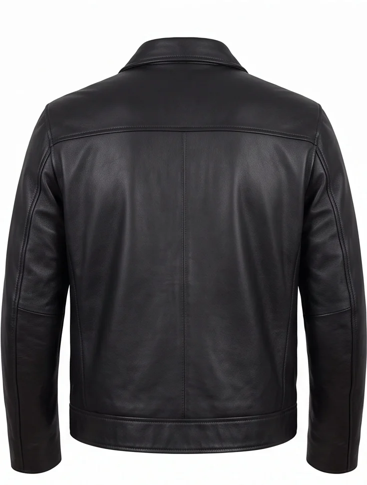 The Rock Stanley Goodspeed Black Leather Jacket for Men - Image 4