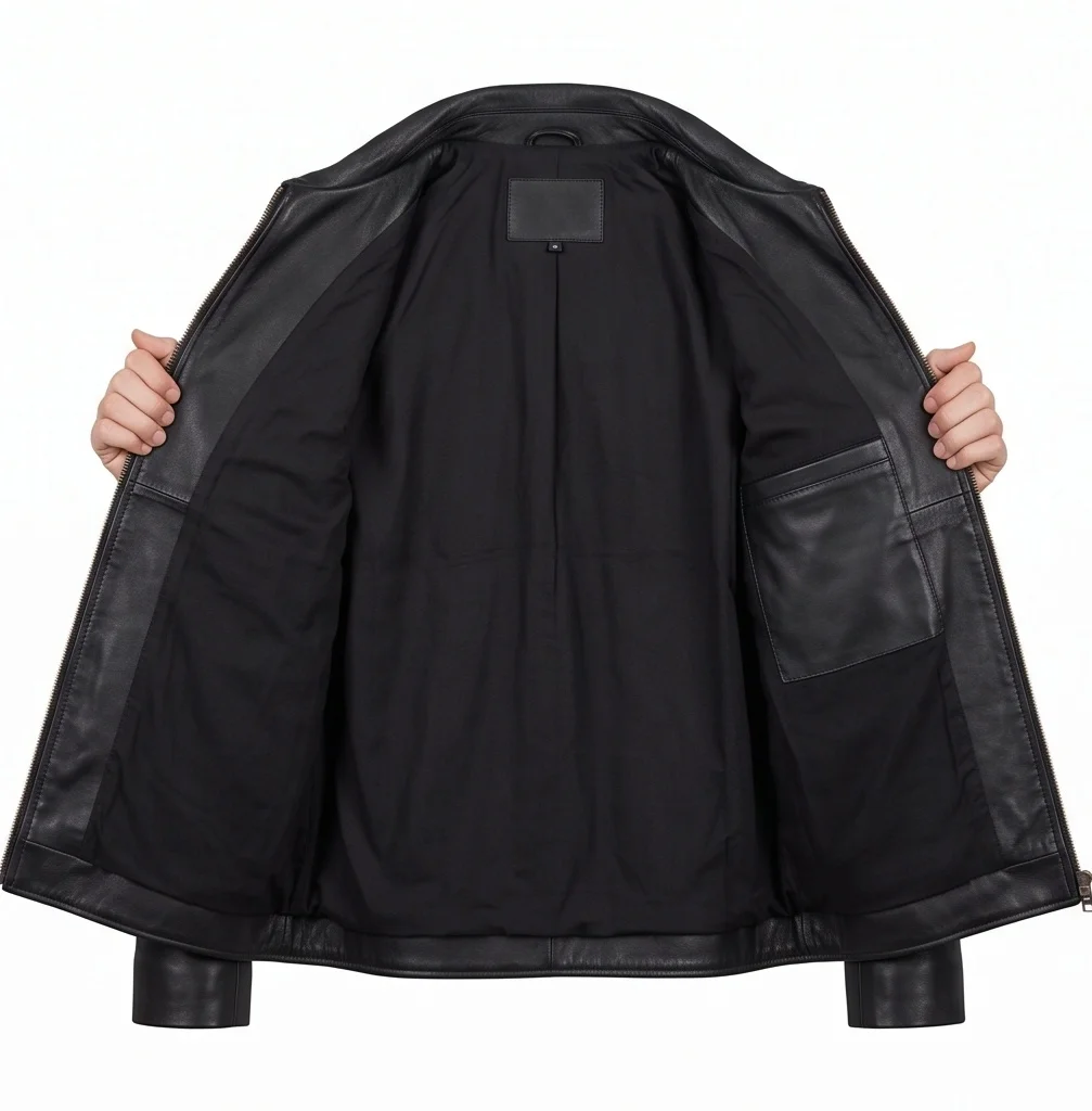 The Rock Stanley Goodspeed Black Leather Jacket for Men - Image 6