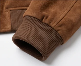 Stranger Things Inspired Steve Harrington Brown Suede Jacket - Image 2