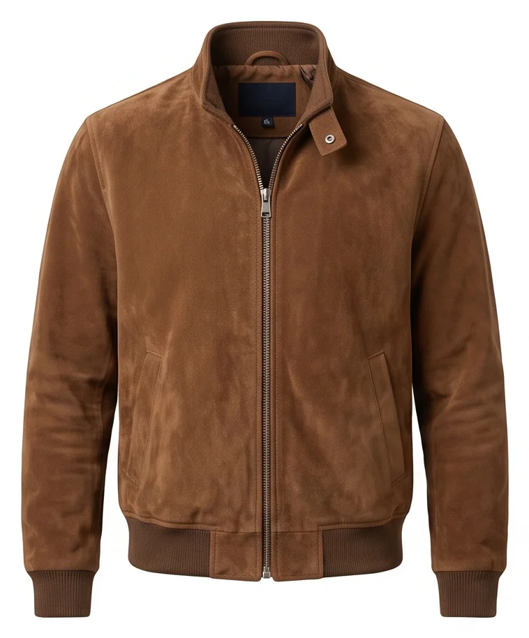 Stranger Things Inspired Steve Harrington Brown Suede Jacket - Image 7