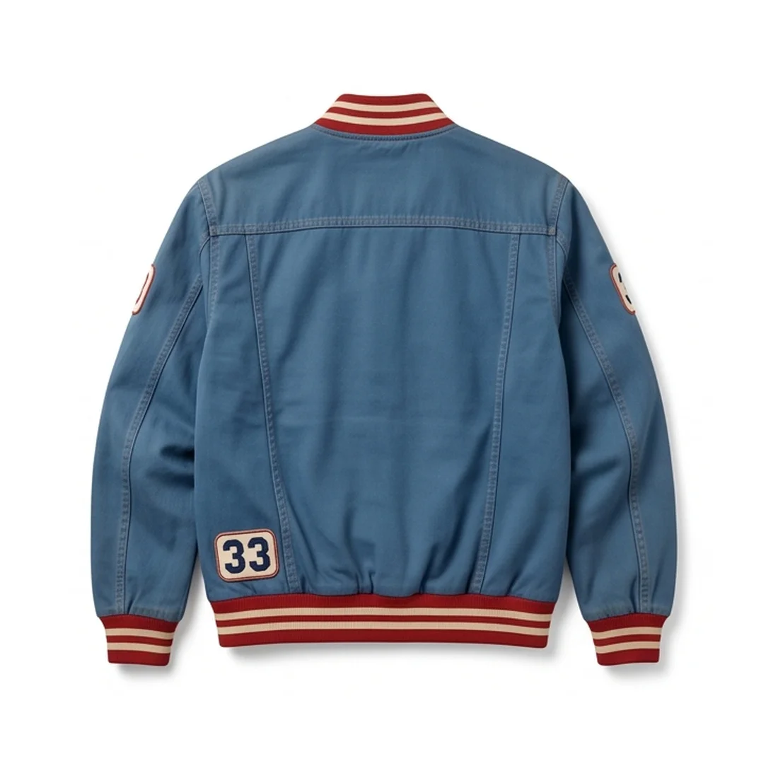 Marty Supreme Slate Blue Vintage Racing Jacket - Image 3
