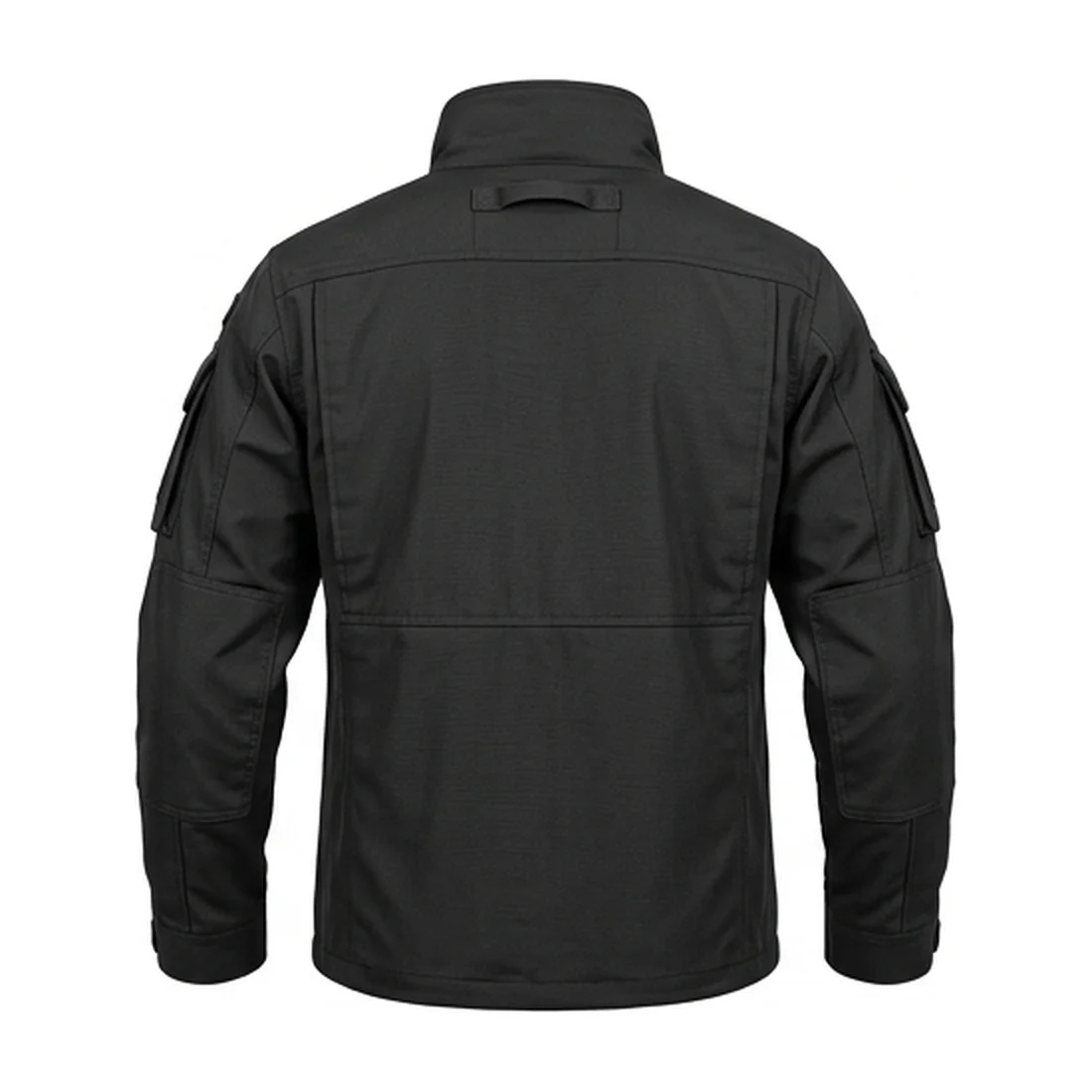 Men's Black Tactical Combat Jacket - Utility Gaming Streetwear - Image 4